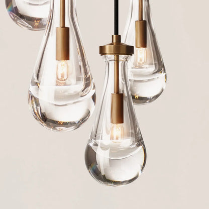 Rain Round Modern Chandelier Light