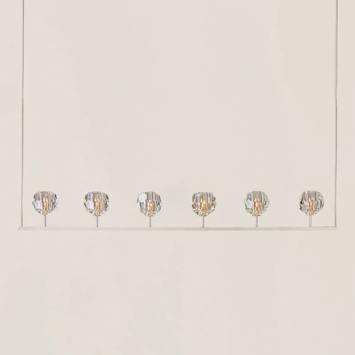 Boule De Crystal Linear Chandelier