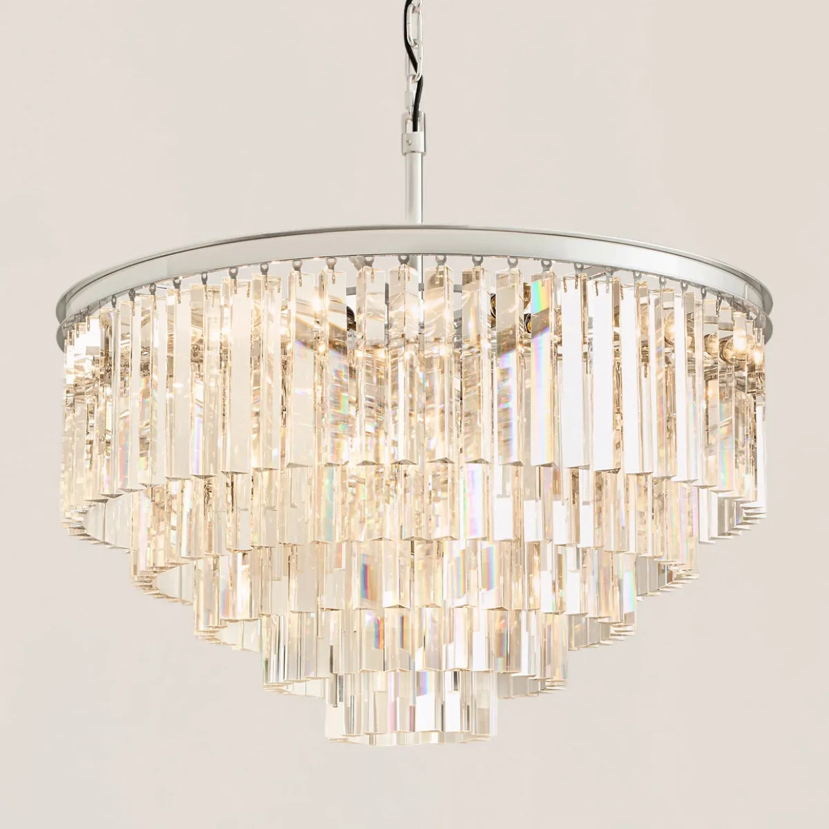1920s Odeon Round Chandelier