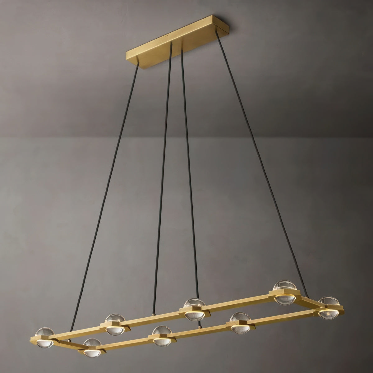 Eclatant Rectangular Chandelier