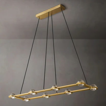 Eclatant Rectangular Chandelier