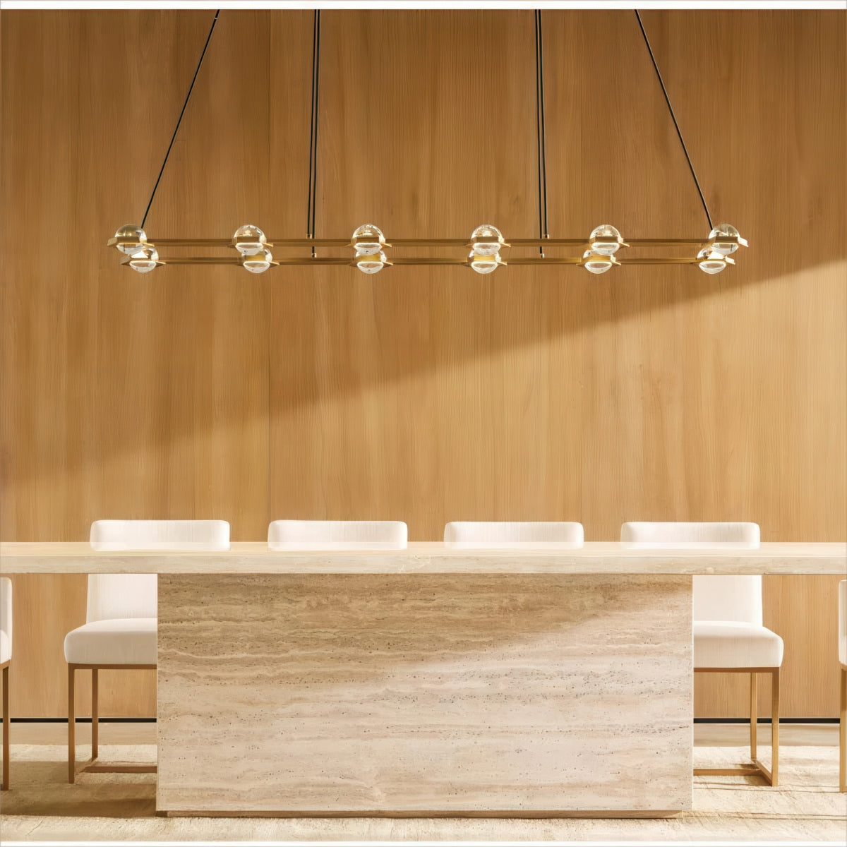 Eclatant Rectangular Chandelier