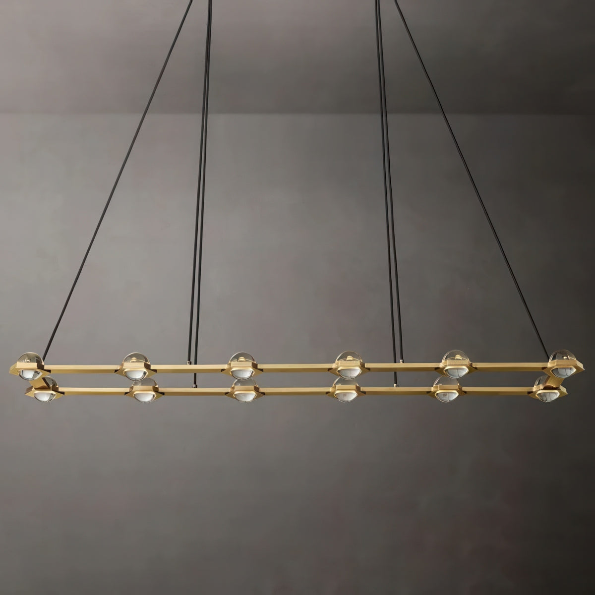 Eclatant Rectangular Chandelier