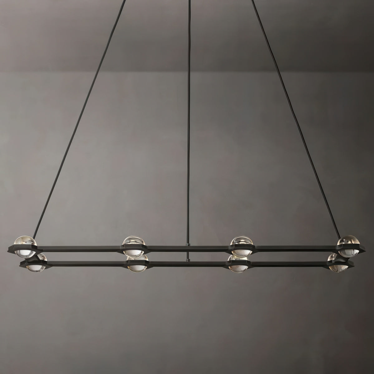 Eclatant Rectangular Chandelier