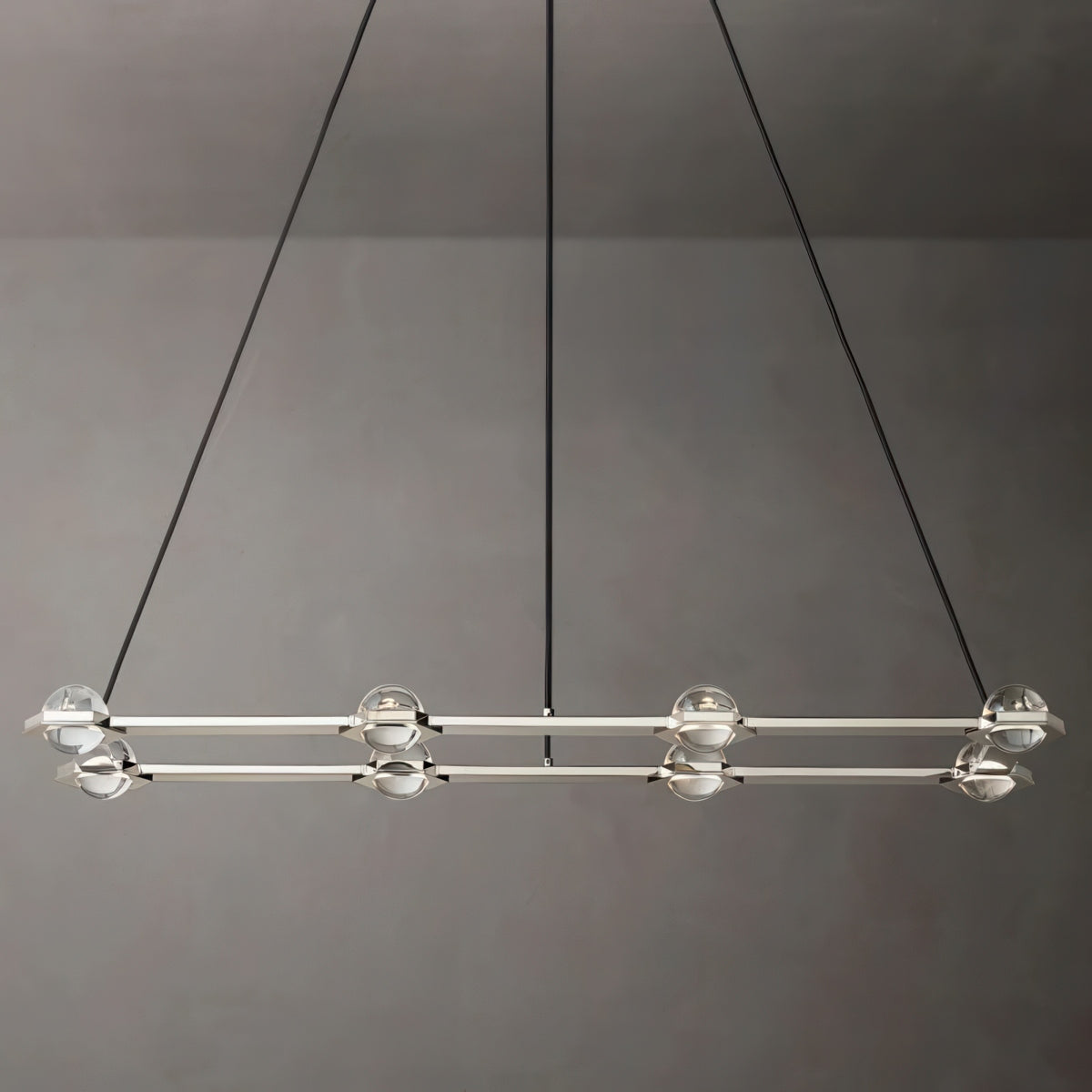 Eclatant Rectangular Chandelier