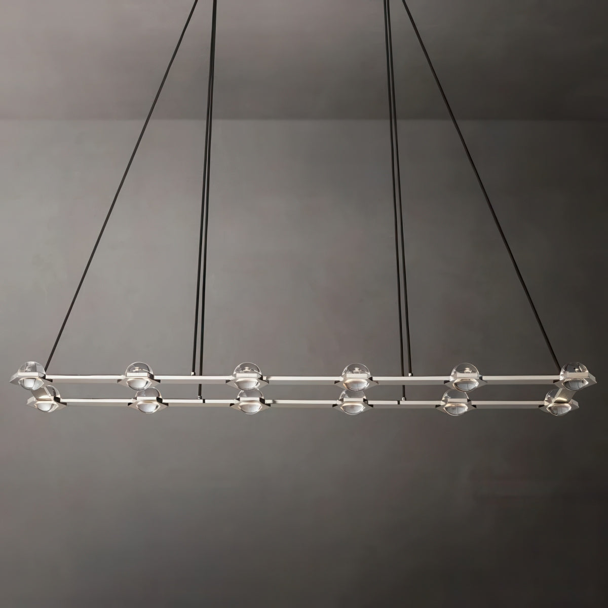 Eclatant Rectangular Chandelier