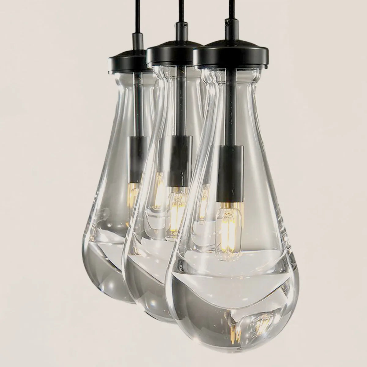 Raindrop Rectangular Pendant