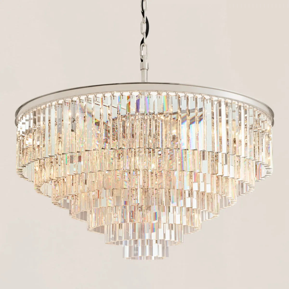 1920s Odeon Round Chandelier