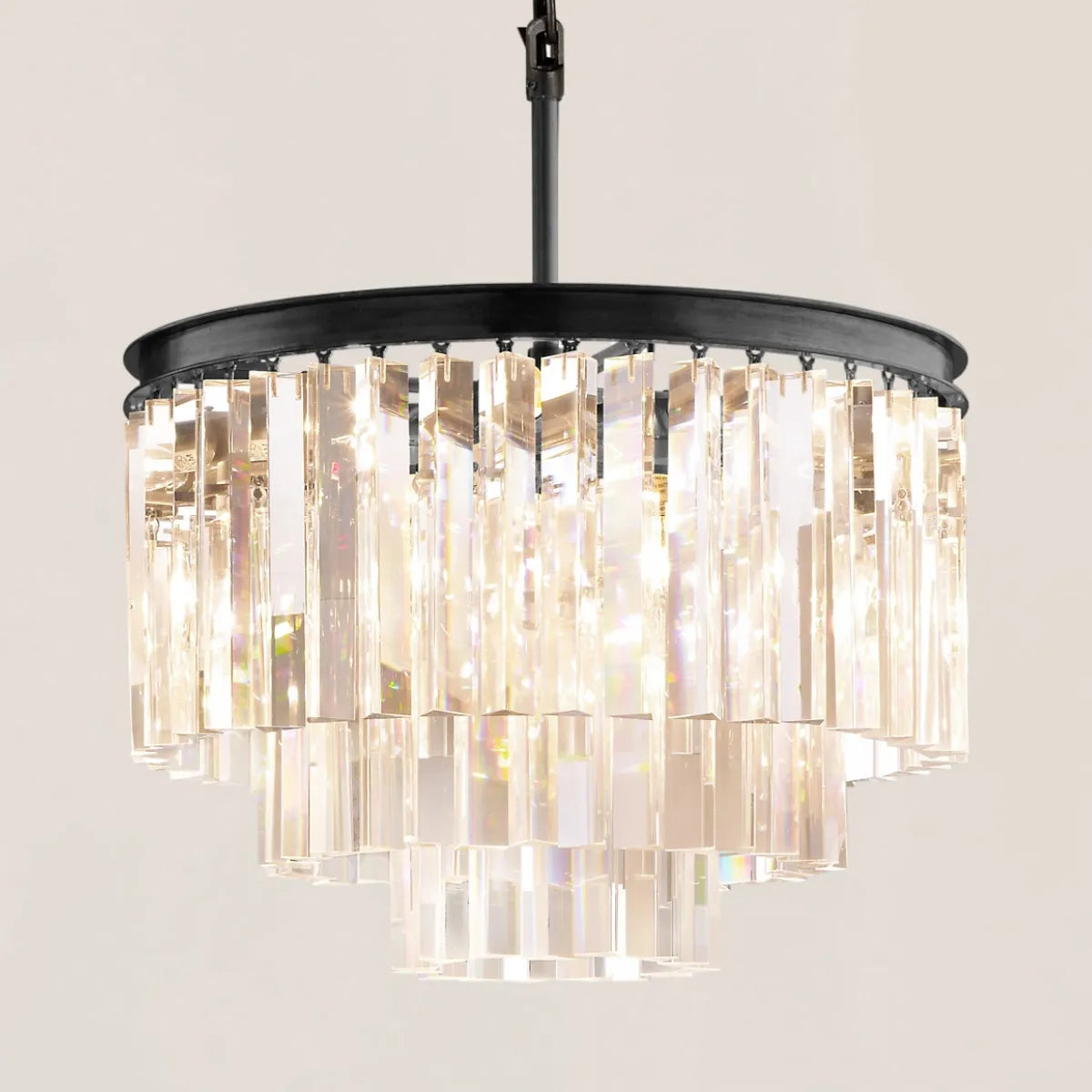 1920s Odeon Round Chandelier