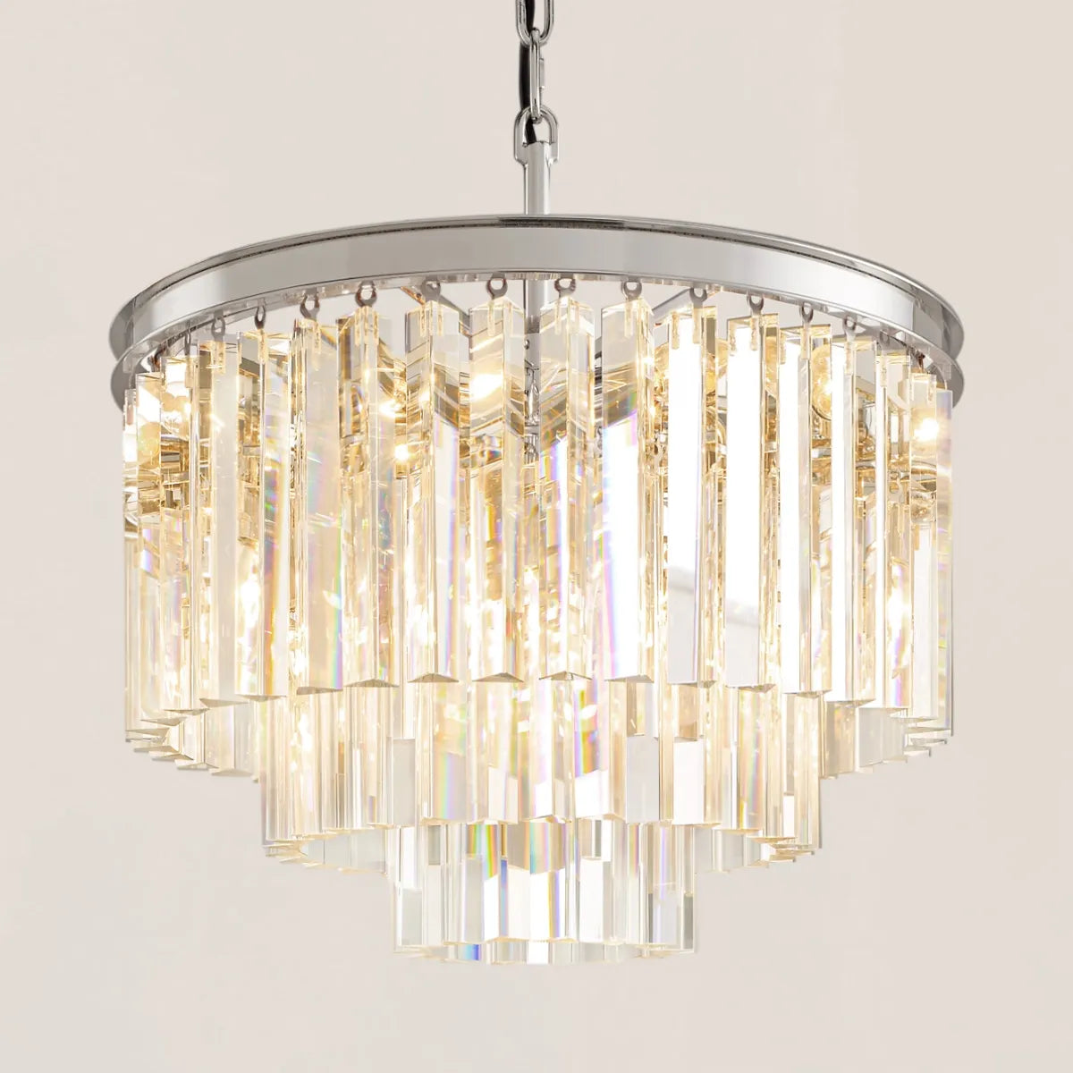 1920s Odeon Round Chandelier