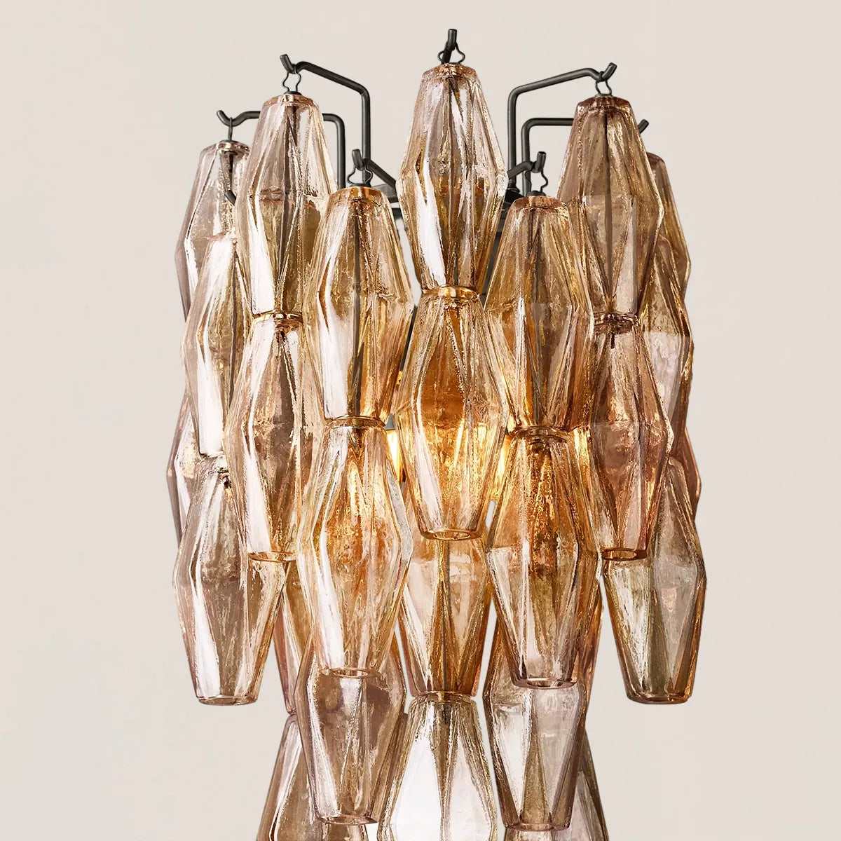 Chiara Glass Short Wall Sconce