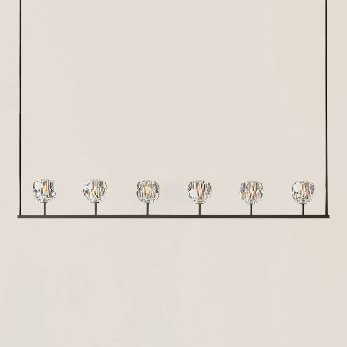 Boule De Crystal Linear Chandelier