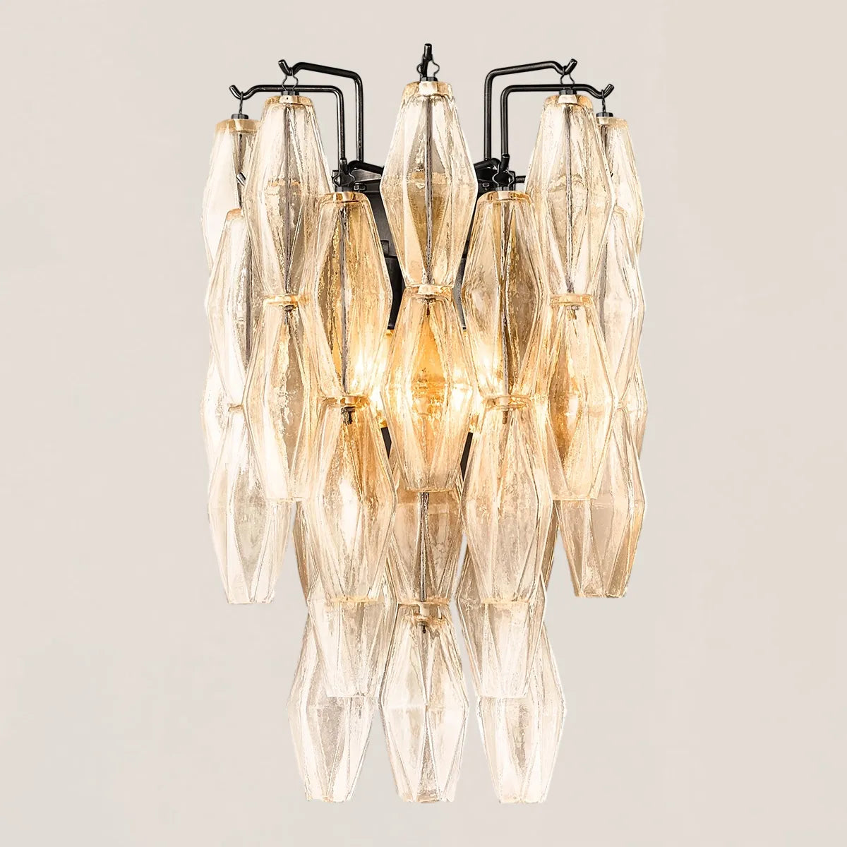 Chiara Glass Short Wall Sconce