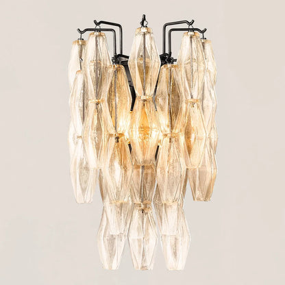 Chiara Glass Short Wall Sconce