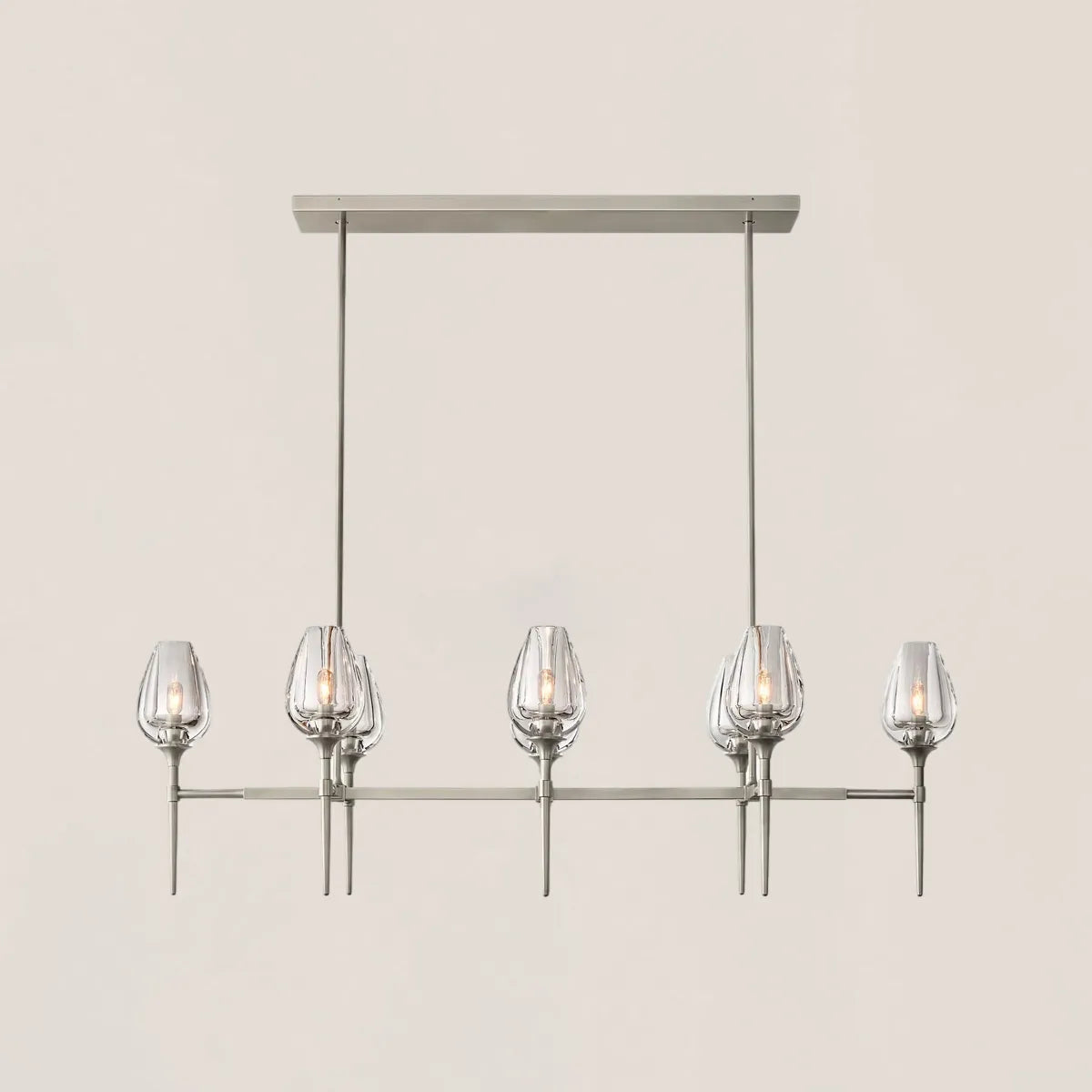 Tulip Crystal Linear Chandelier