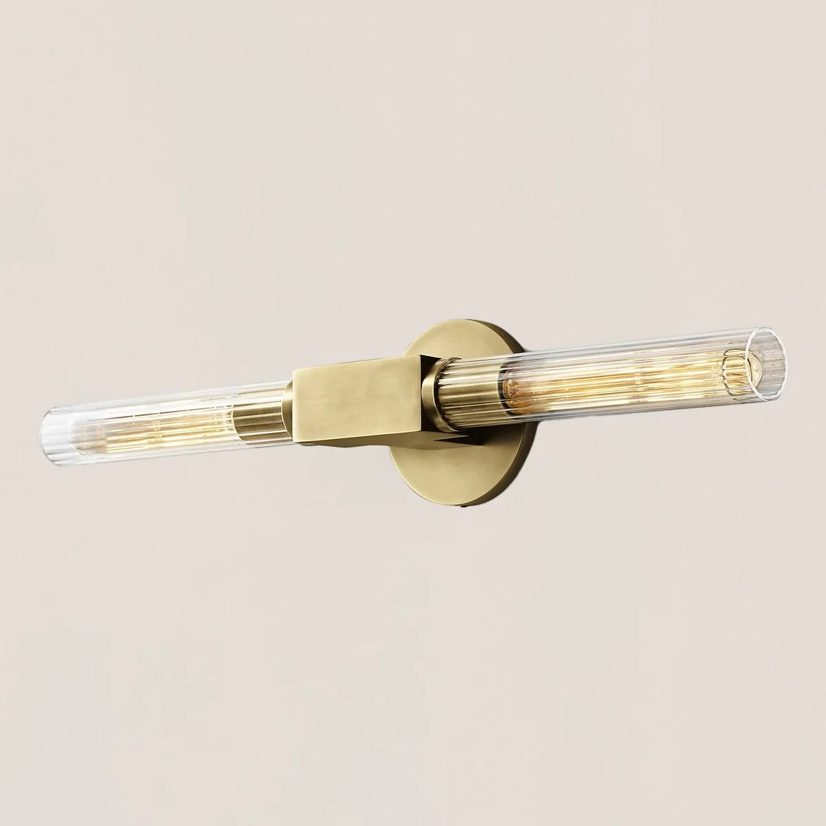 Cannele Glass Linear Wall Sconce