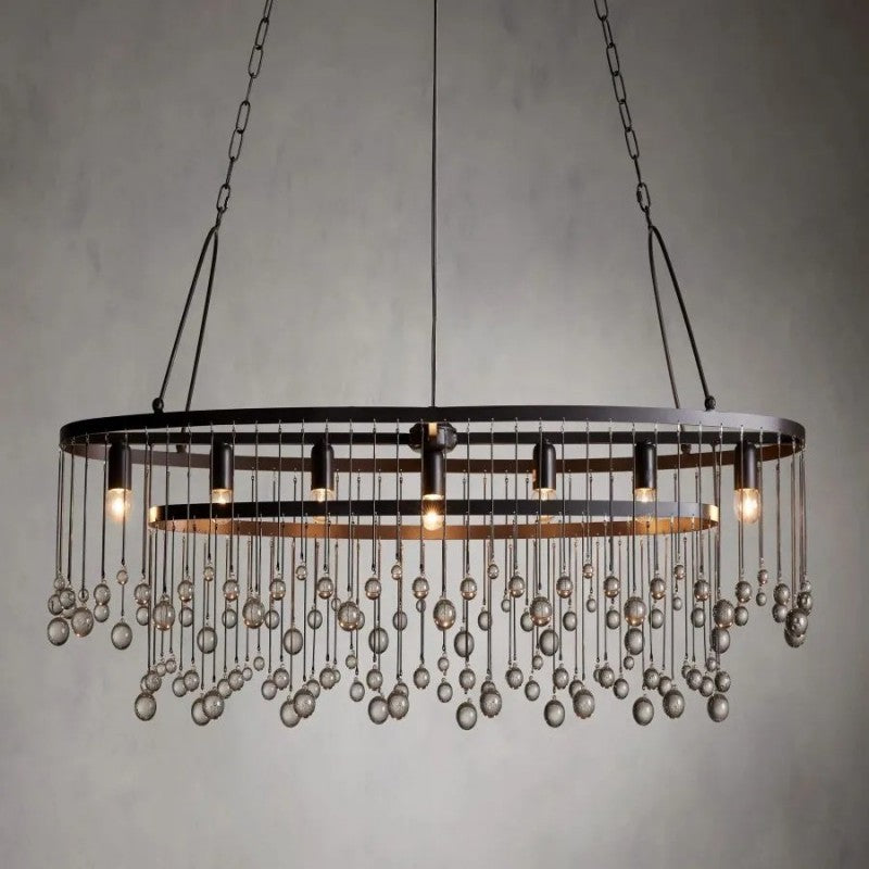 Gael Oval Chandelier 52"