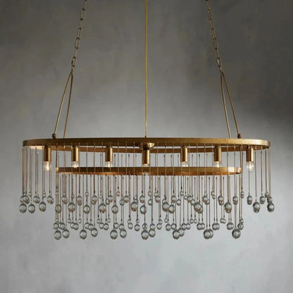 Gael Oval Chandelier 52"