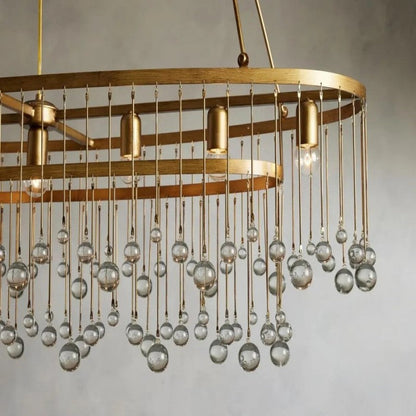 Gael Oval Chandelier 52"