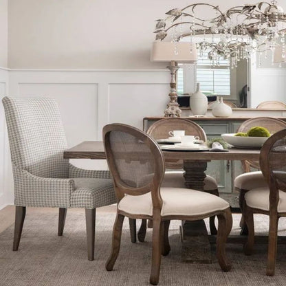 Gothic Viticci Silver Round Chandelier 40"