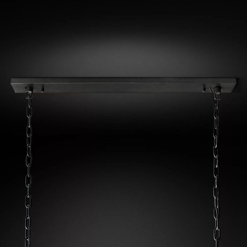 Harlow Crystal Rectangular Chandelier 62"