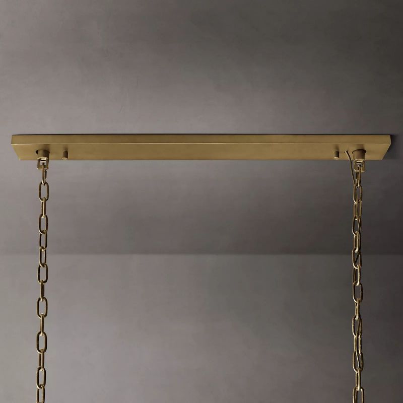 Harlow Crystal Rectangular Chandelier 62"