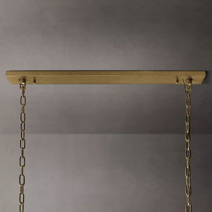 Harlow Crystal Rectangular Chandelier 62"