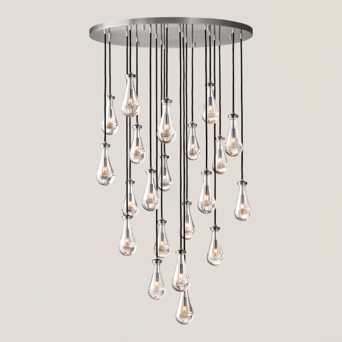 Rain Round Modern Chandelier Light