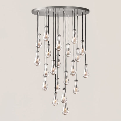 Rain Round Modern Chandelier Light