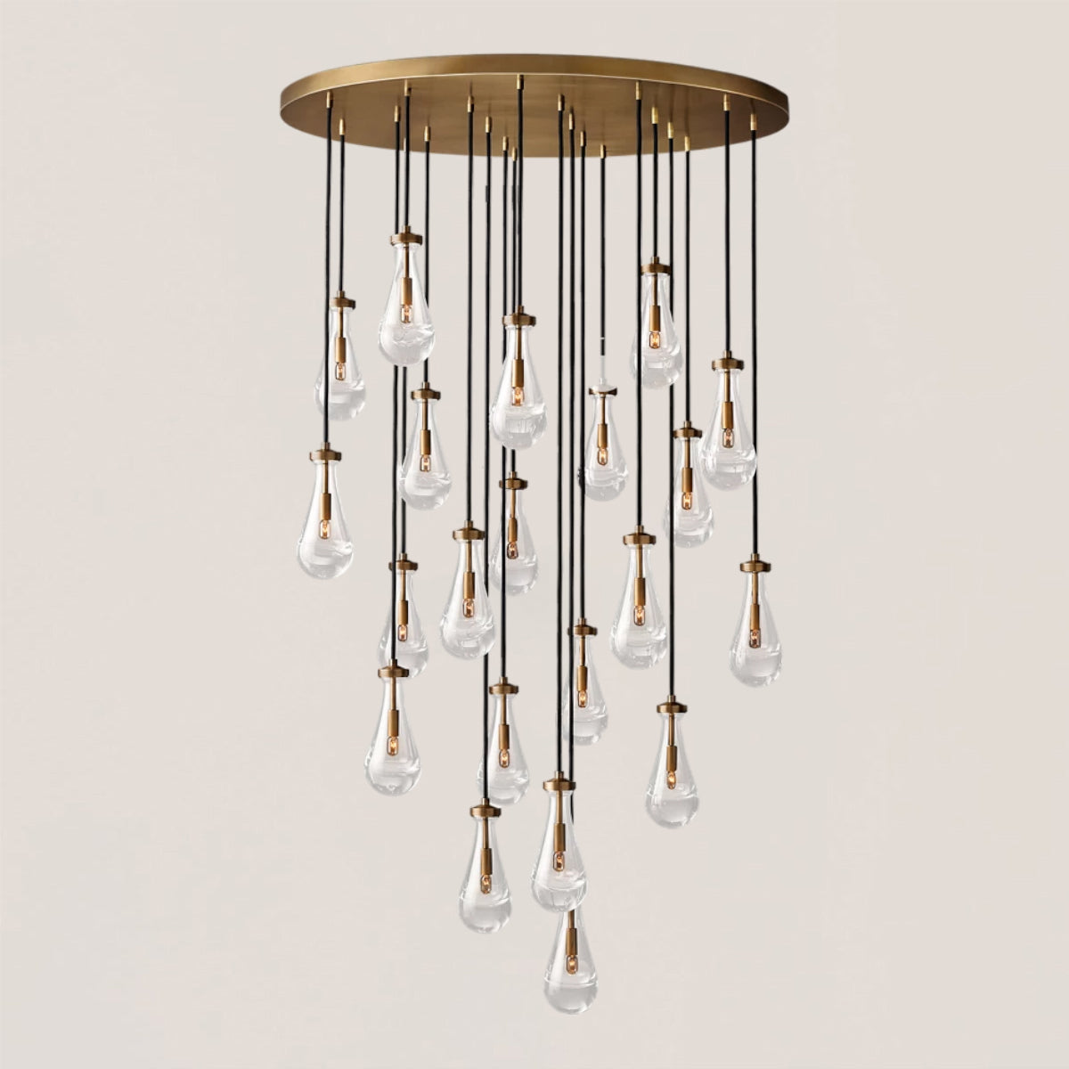 Rain Round Modern Chandelier Light
