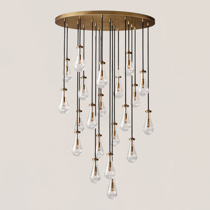 Rain Round Modern Chandelier Light