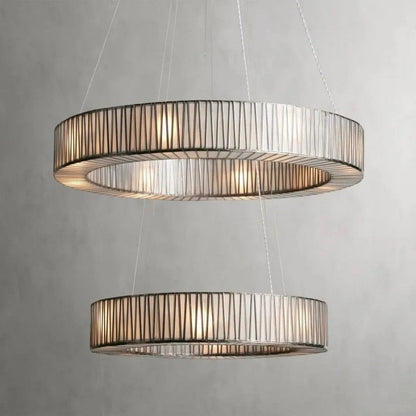 Jeanet 2-Tier Round Chandelier