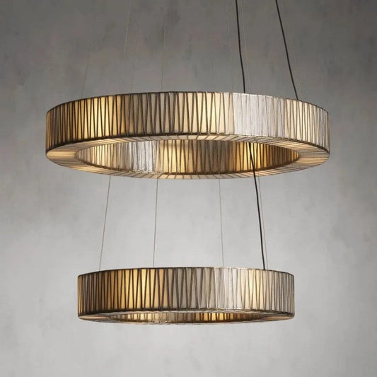 Jeanet 2-Tier Round Chandelier