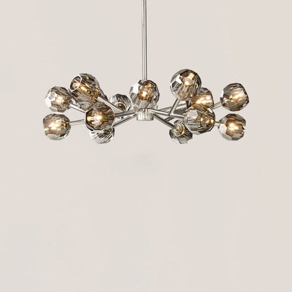 Boule De Cristal Clear Glass Ball Modern Round Chandelier Light