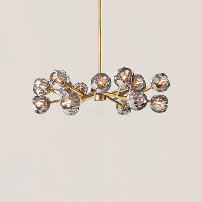 Boule De Cristal Clear Glass Ball Modern Round Chandelier Light