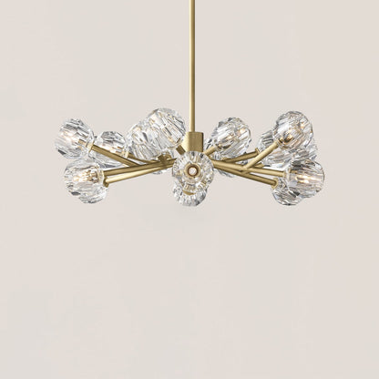Boule De Cristal Clear Glass Ball Modern Round Chandelier Light