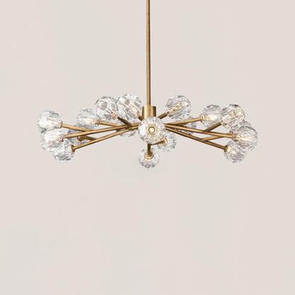 Boule De Cristal Clear Glass Ball Modern Round Chandelier Light