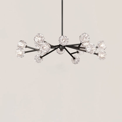 Boule De Cristal Clear Glass Ball Modern Round Chandelier Light