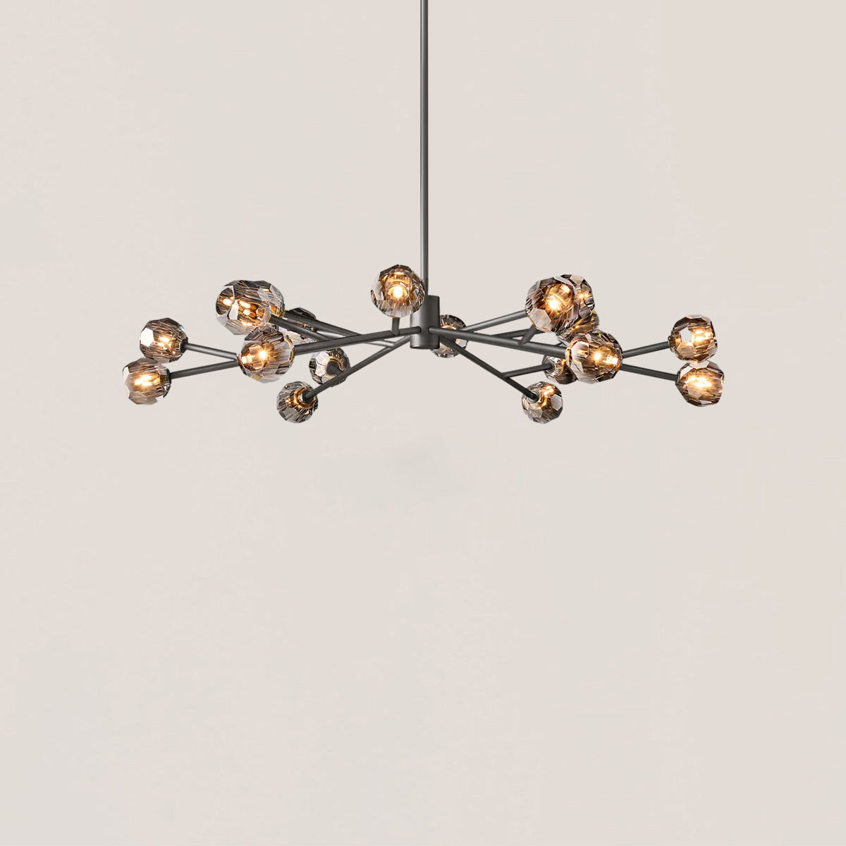 Boule De Cristal Clear Glass Ball Modern Round Chandelier Light