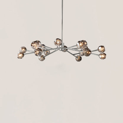 Boule De Cristal Clear Glass Ball Modern Round Chandelier Light