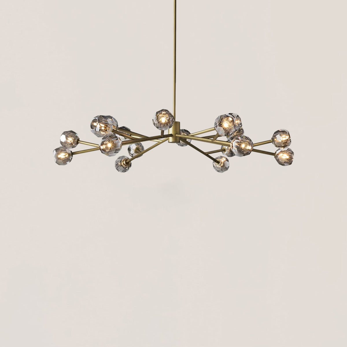 Boule De Cristal Clear Glass Ball Modern Round Chandelier Light