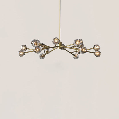 Boule De Cristal Clear Glass Ball Modern Round Chandelier Light