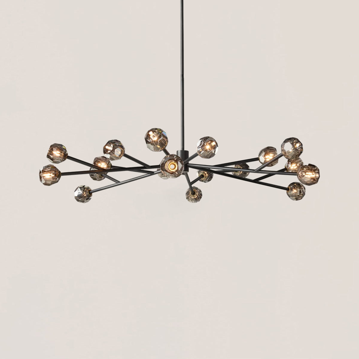 Boule De Cristal Clear Glass Ball Modern Round Chandelier Light