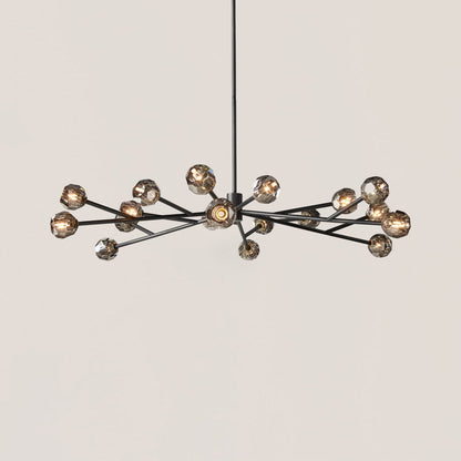 Boule De Cristal Clear Glass Ball Modern Round Chandelier Light