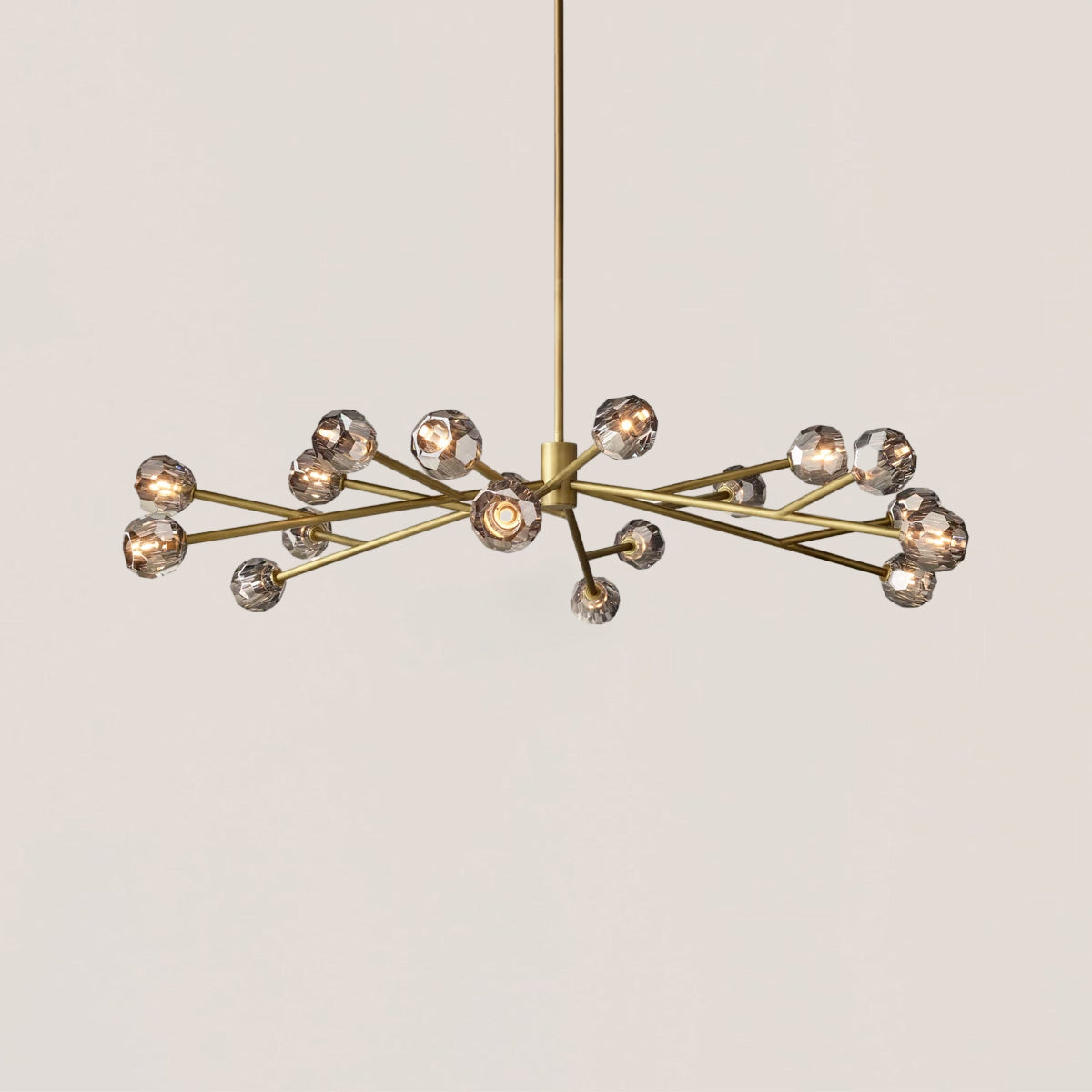 Boule De Cristal Clear Glass Ball Modern Round Chandelier Light