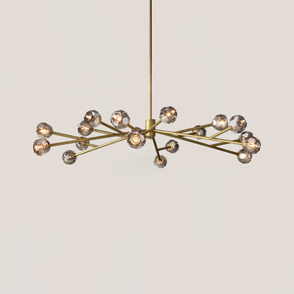 Boule De Cristal Clear Glass Ball Modern Round Chandelier Light