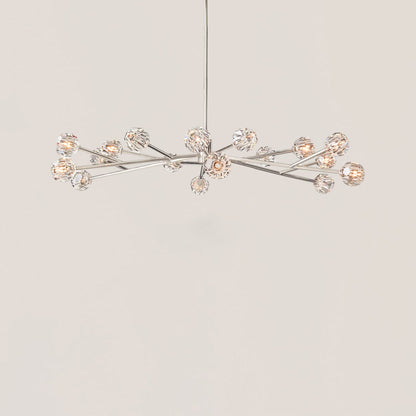 Boule De Cristal Clear Glass Ball Modern Round Chandelier Light