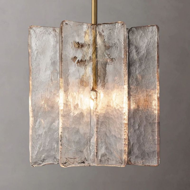 Lattice Glass Pendant Light