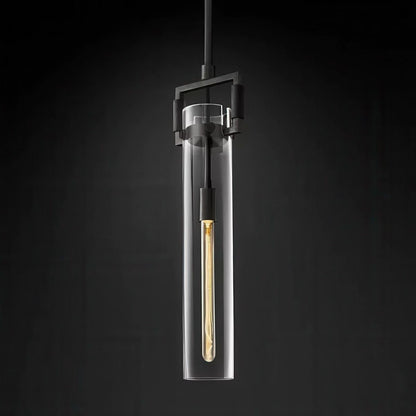 Machinist Glass Cylinder Pendant