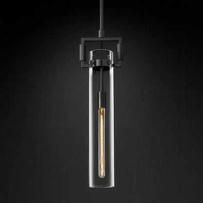 Machinist Glass Cylinder Pendant